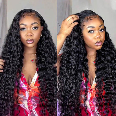 Water Wave 5×5 HD Lace Wig Glueless Lace Closure Wigs